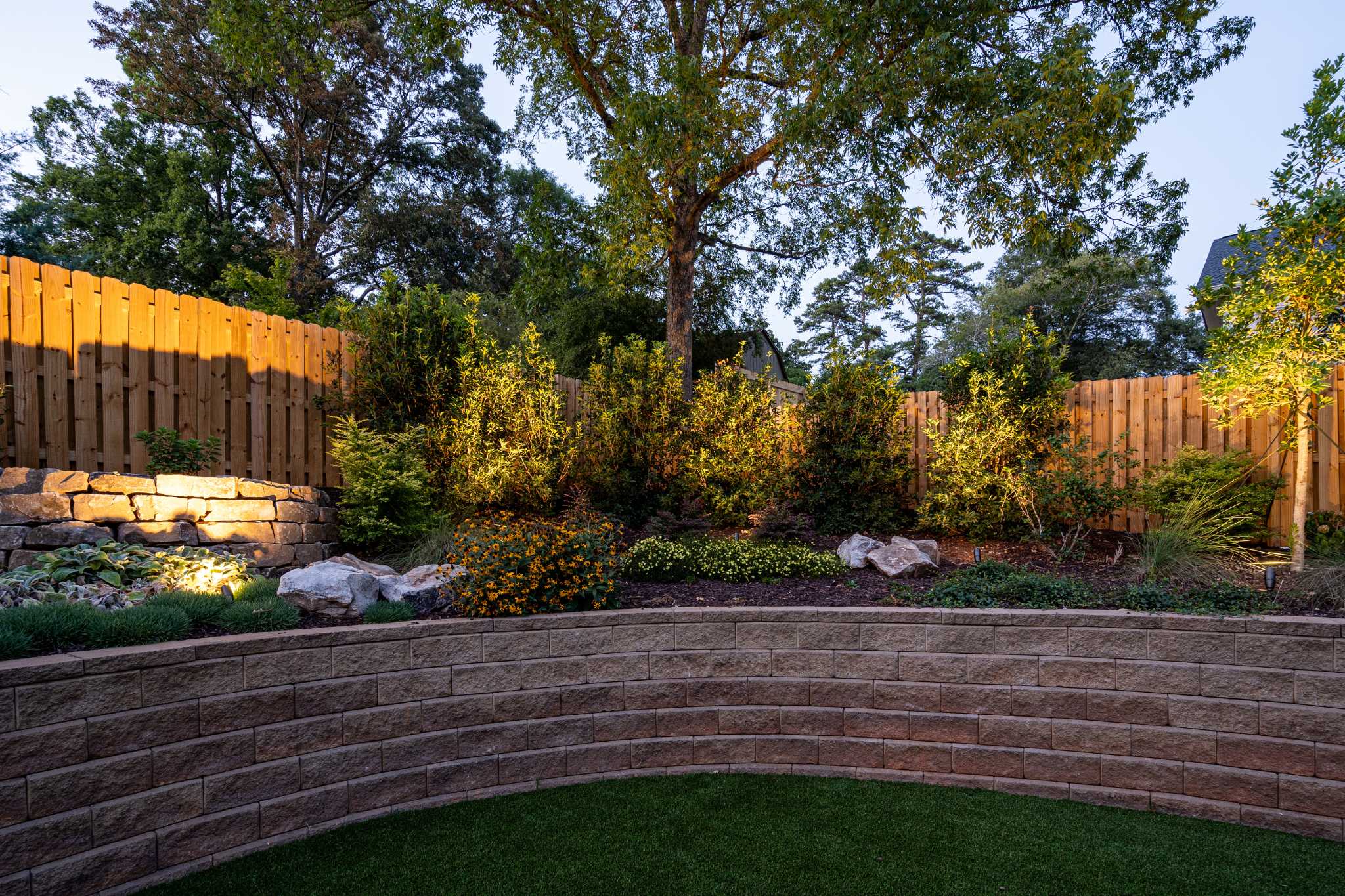 Retaining/Boulder Wall Installation